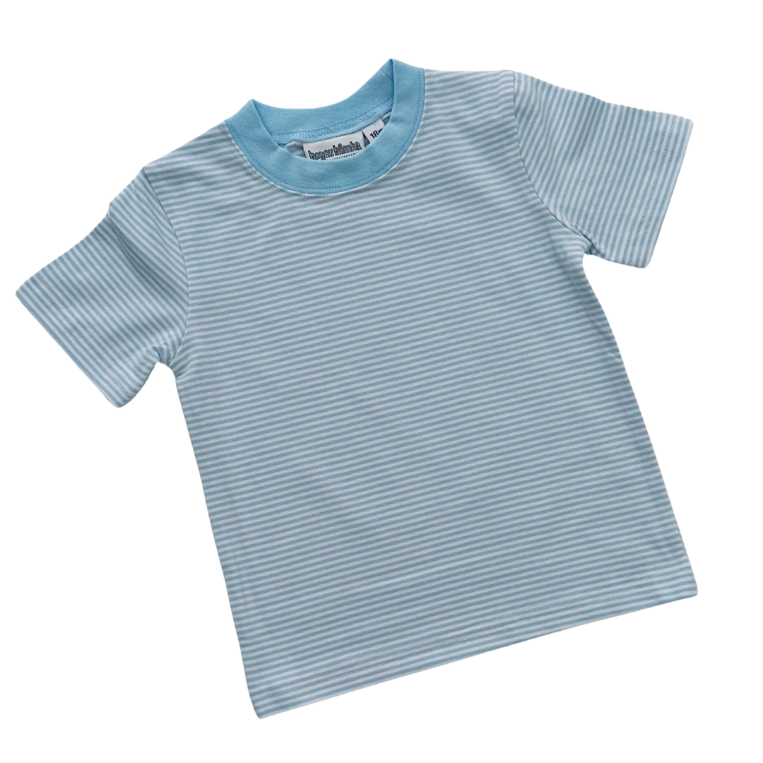 Knit Stripe Short Sleeve