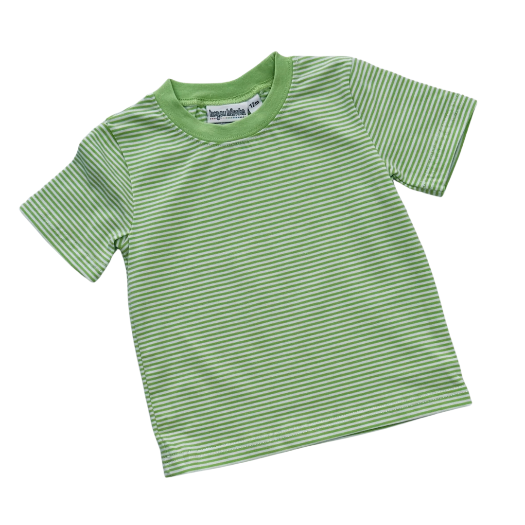 Knit Stripe Short Sleeve