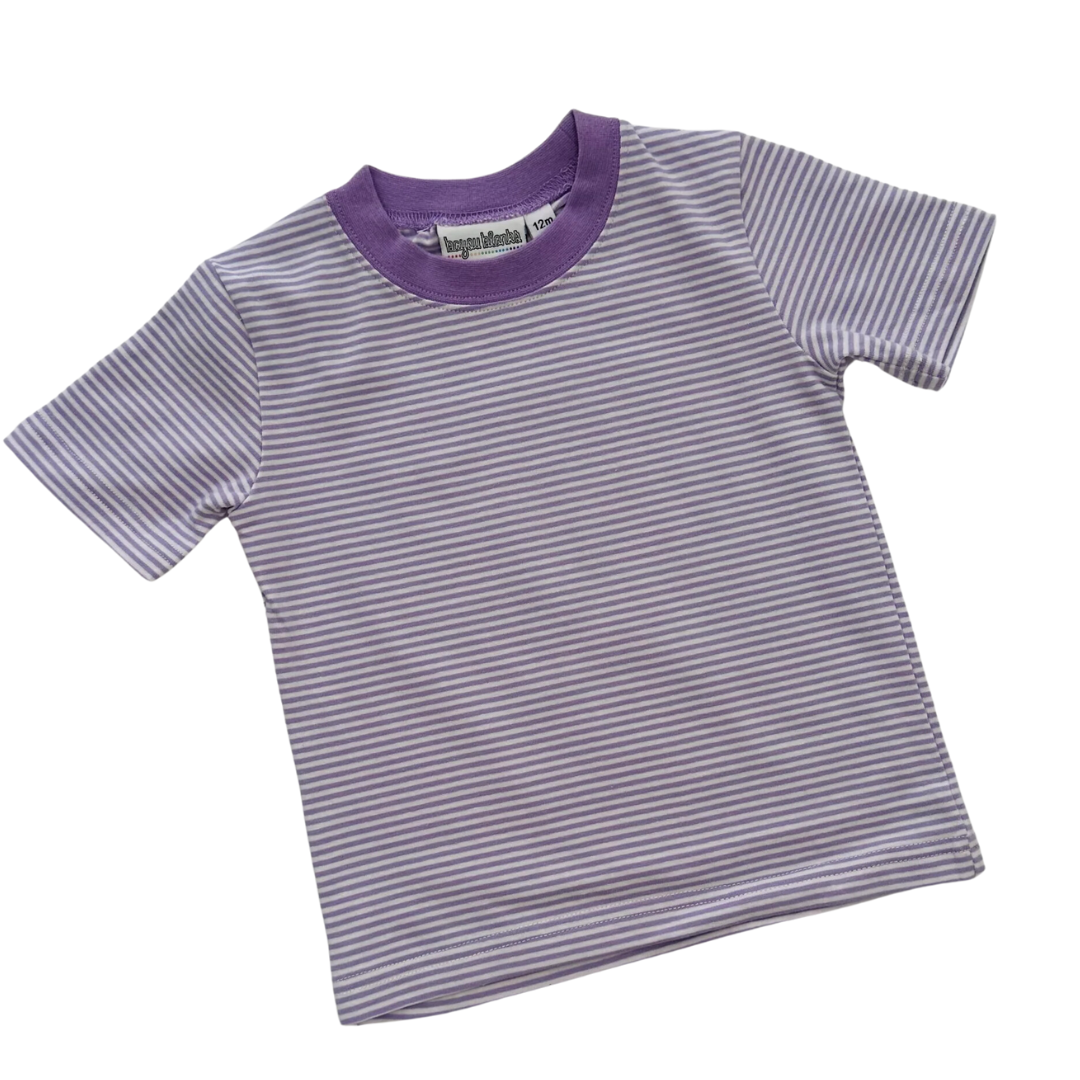 Knit Stripe Short Sleeve