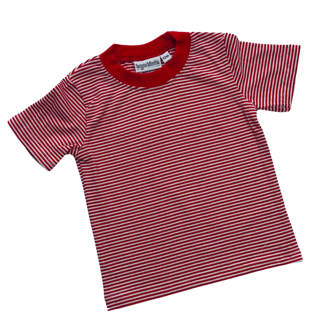 Knit Stripe Short Sleeve