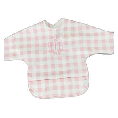 Gingham Catch All Bibs