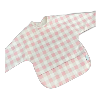 Gingham Catch All Bibs