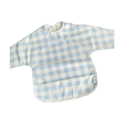 Gingham Catch All Bibs