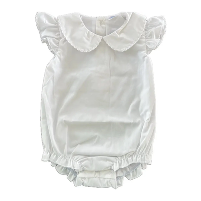 Flutter Bubble with Collar-White