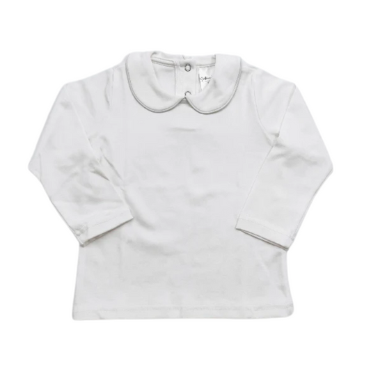 Long Sleeve Peter Pan Collar T-Shirt