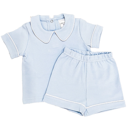 Pipping Collared Set-2 Piece