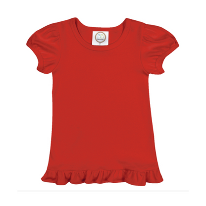 Girl's Ruffle Tshirt