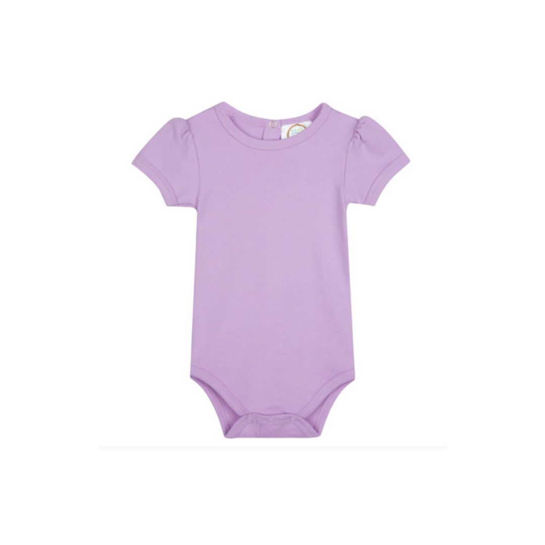 Girl's Short Sleeve Puff Sleeve Onesie